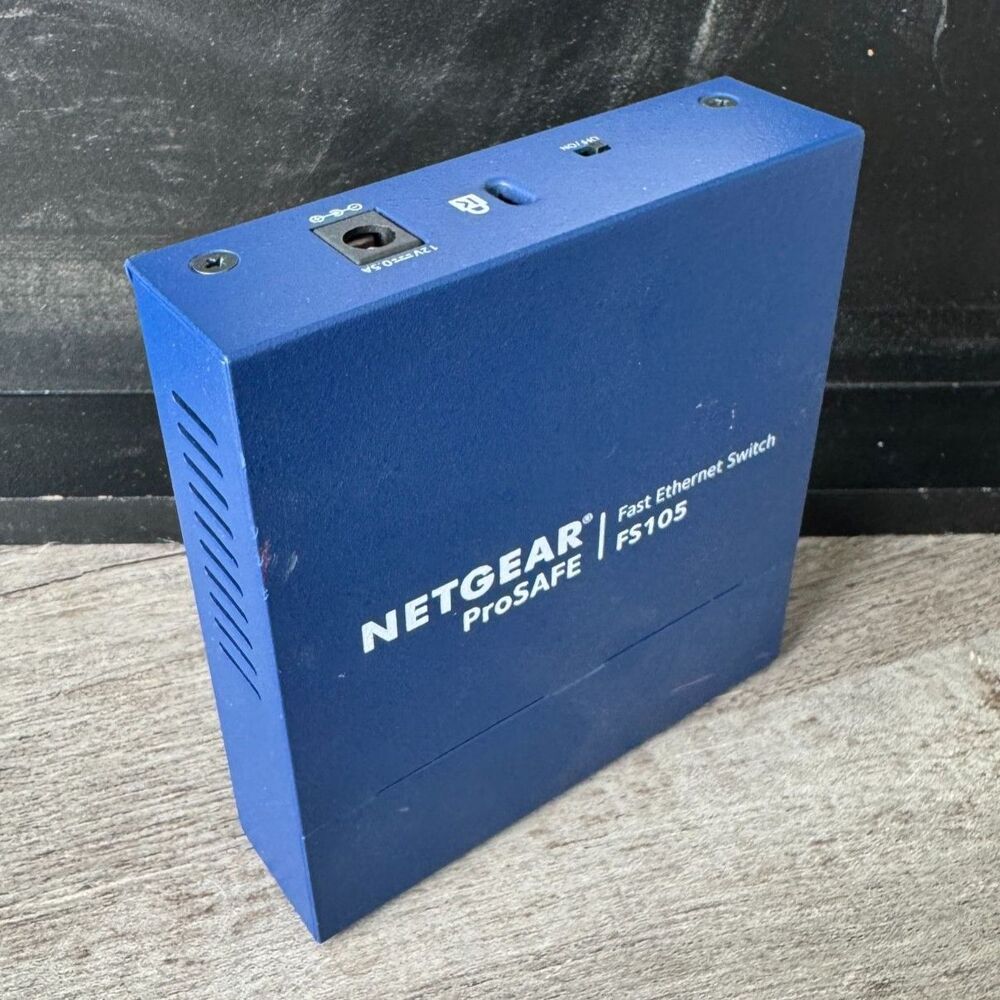 5/$25 Netgear ProSAFE 5 Port 10/100 Switch FS105 v3 EUC